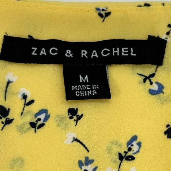 Zac & Rachel Womens Layered/ Crepe VNeck / Sleeveless Top/ Size M - Picture 4 of 7